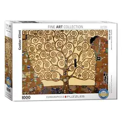 پازل یوروگرافیک 1000 قطعه tree of life - gustav klimt - کتابفروشی روباه قرمز