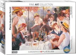 پازل یوروگرافیک 1000 قطعه the luncheon - pierre auguste renoir - کتابفروشی روباه قرمز