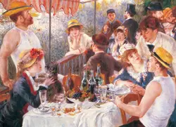 پازل یوروگرافیک 1000 قطعه the luncheon - pierre auguste renoir - کتابفروشی روباه قرمز