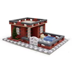 ماکت ساختنی اشل - مدل ویلا باغ 430 قطعه - کتابفروشی روباه قرمز