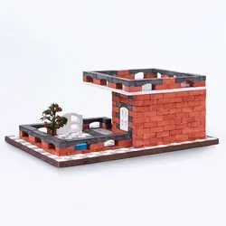 ماکت ساختنی اشل - مدل ویلا باغ 430 قطعه - کتابفروشی روباه قرمز