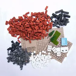 ماکت ساختنی اشل - مدل ویلا باغ 430 قطعه - کتابفروشی روباه قرمز