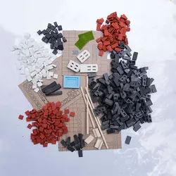 ماکت ساختنی اشل - مدل ویلای تابستانی 620 قطعه - کتابفروشی روباه قرمز