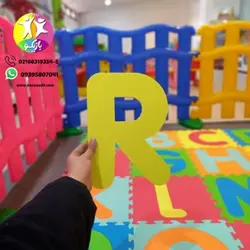 کفپوش حروف و اعداد لاتین