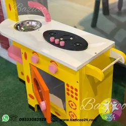 آشپزخانه چوبی کودک طرح زرافه