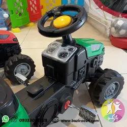 تراکتور پدالی کودک برند پیلسان به همراه یدک کش