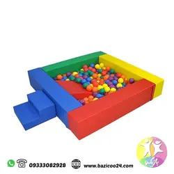 استخر توپ فومی کودک با پله (با ابعاد دلخواه)