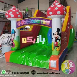سرسره بادی طرح توت فرنگی