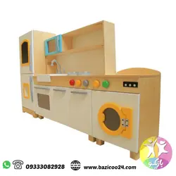 آشپزخانه چوبی کودک مدل سوپر