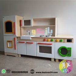 آشپزخانه چوبی کودک مدل سوپر