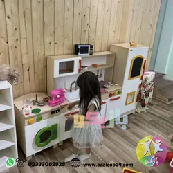 آشپزخانه چوبی کودک مدل سوپر