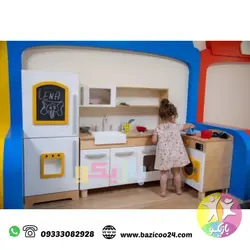 آشپزخانه چوبی کودک مدل سوپر