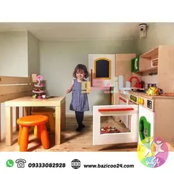 آشپزخانه چوبی کودک مدل سوپر
