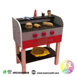 باربیکیو چوبی خانه مشاغل کودک