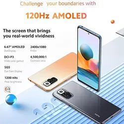 شیائومی مدل Redmi Note 10 pro Max M2101K6I دو سیم‌ کارت ظرفیت 128 گیگابایت و رم 6 گیگابایت - لادیز سرویس