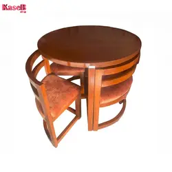 میز ناهار خوری کم جا مدل گرد