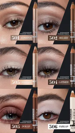 سایه چشم مدادی پیپا MAGIC STAR POWDER EYESHADOW PENCIL