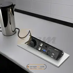 پریز توکار مستطیلی ملونی - یراق جم