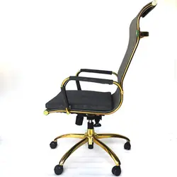 صندلی مدیریت شاخ گوزنی مشکی طلایی مدل 2016