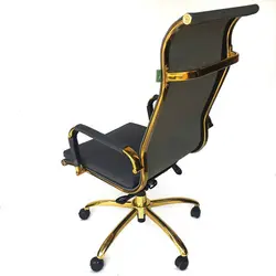 صندلی مدیریت شاخ گوزنی مشکی طلایی مدل 2016