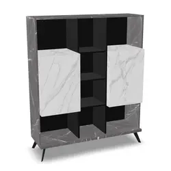 کتابخانه اداری مدیریتی دو درب مدل وربانا