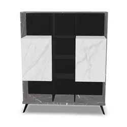 کتابخانه اداری مدیریتی دو درب مدل وربانا