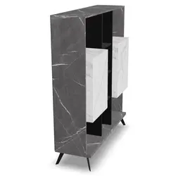 کتابخانه اداری مدیریتی دو درب مدل وربانا