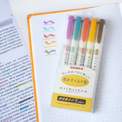 پک زرد هایلایتر بسته ای MILDLINER زبرا (Zebra) - bookisland