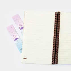 دفتر خط دار چوبی چتر (iman) - bookisland