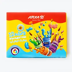 گواش 12 رنگ آریا (ARYA) - bookisland