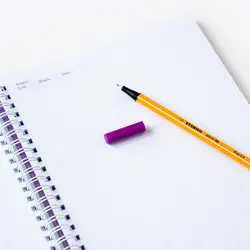 دفتر زبان انگلیسی دو خط سبزآبی پاپکو (PAPCO) - bookisland