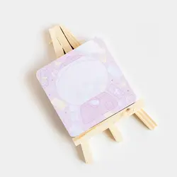 سه پایه چوبی و برگه یادداشت طرح خرس سویل (SEVIL) - bookisland