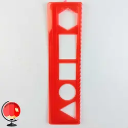 خط کش 15 سانتی متری شابلون دار