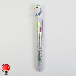 خودکار فانتزی چهار رنگ یونیکورن بنفش