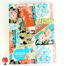 دفتر کلاسوری  100 برگ طرح آبرنگ برند آونگ