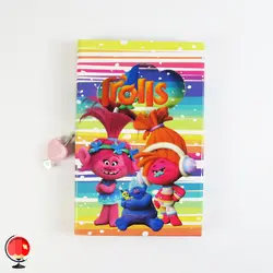 دفترچه خاطرات قفل دار طرح ترول ها