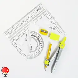 ست پرگار 8 تکه توکاچی رنگ زرد