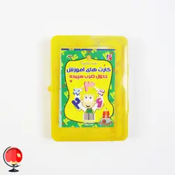 کارت آموزش جدول ضرب سپیده