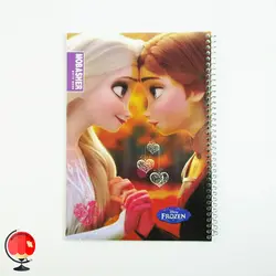 دفتر مشق 100 برگ سیمی طرح السا و آنا مبشر