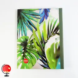 دفتر کلاسوری 100 برگ قفل فلزی طرح برگ آپادانا