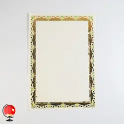 کاغذ تذهیب A4 طرح شکوفه بسته 10 عددی