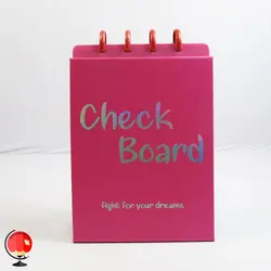 دفتر یادداشت چک بورد سویل رنگ سرخابی