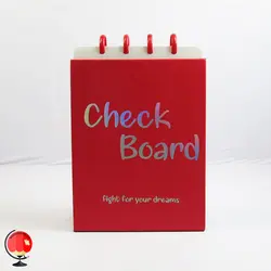 دفتر یادداشت چک بورد سویل رنگ قرمز