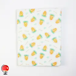 دفتر کلاسوری 100 برگ قفل فلزی طرح آناناس سویل