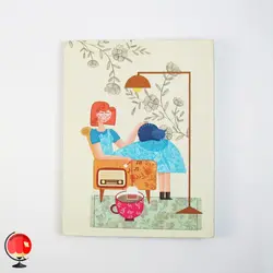 دفتر کلاسوری 100 برگ قفل فلزی طرح آینه سویل