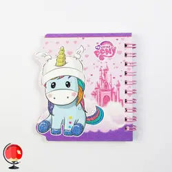 دفترچه یادداشت فانتزی 80 برگ طرح اسب تک شاخ