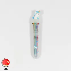 خودکار فانتزی هشت رنگ یونیکورن آبی