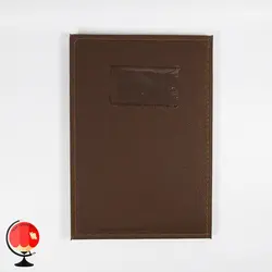 کارتابل اداری جلد چرمی سایز A4 رنگ قهوه ای