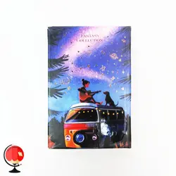 دفترچه یادداشت سیمی کش دار کینگ طرح گیتار