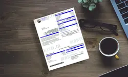فایل لایه باز قبض تگزاس آمریکا - ماکیتو